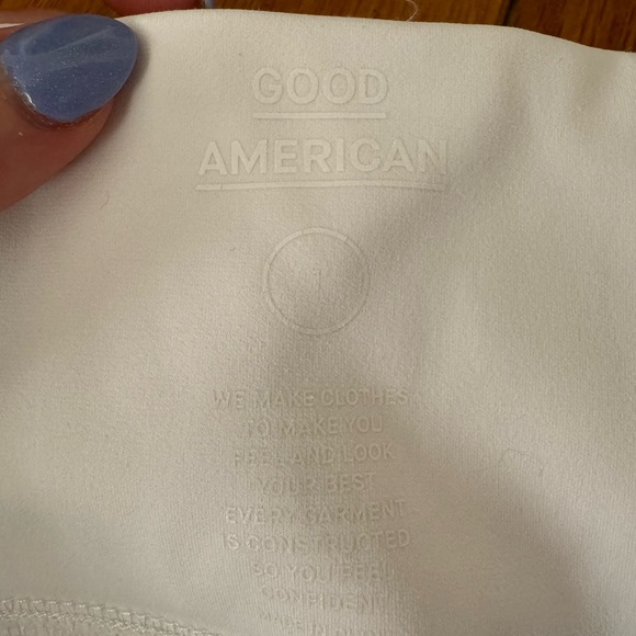 Good American Leggings red white and blue striped - Picture 4 of 4